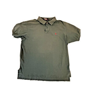 Polo Ralph Lauren Polo Shirt Mens XL Classic Fit Green Short Sleeve Pony Vintage